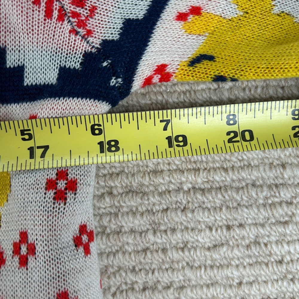 Hot Topic Disney Winnie the Pooh Cardigan Women SM Blue Fair Isle Sherpa Hood - Picture 11 of 15